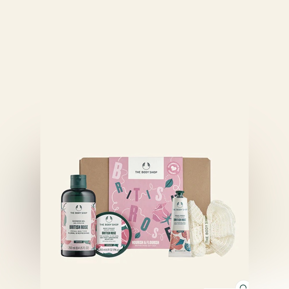Nourish & Flourish British Rose Gift Box
